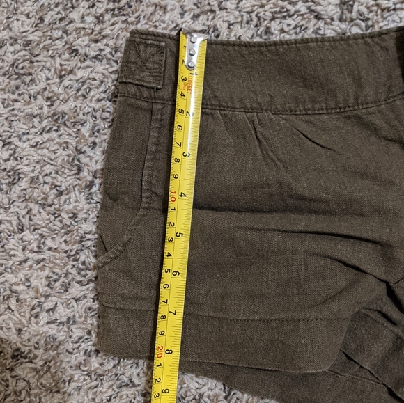 3/$15🍎Olive Green Shorts Size S - Picture 6 of 7